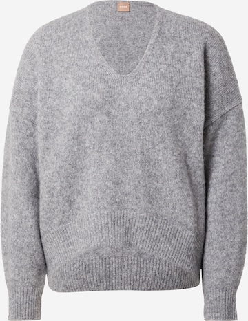 Pullover 'Fondianan' di BOSS Orange in grigio: frontale