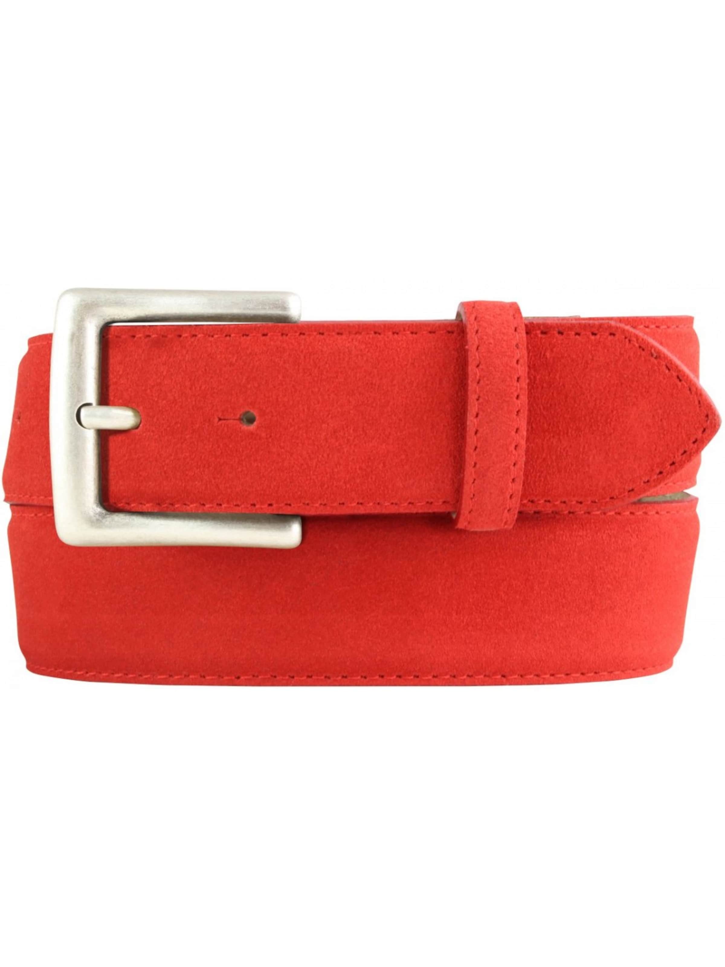 BELTINGER Gürtel 'Torinoi'‌‌ in Rot: Vorderseite