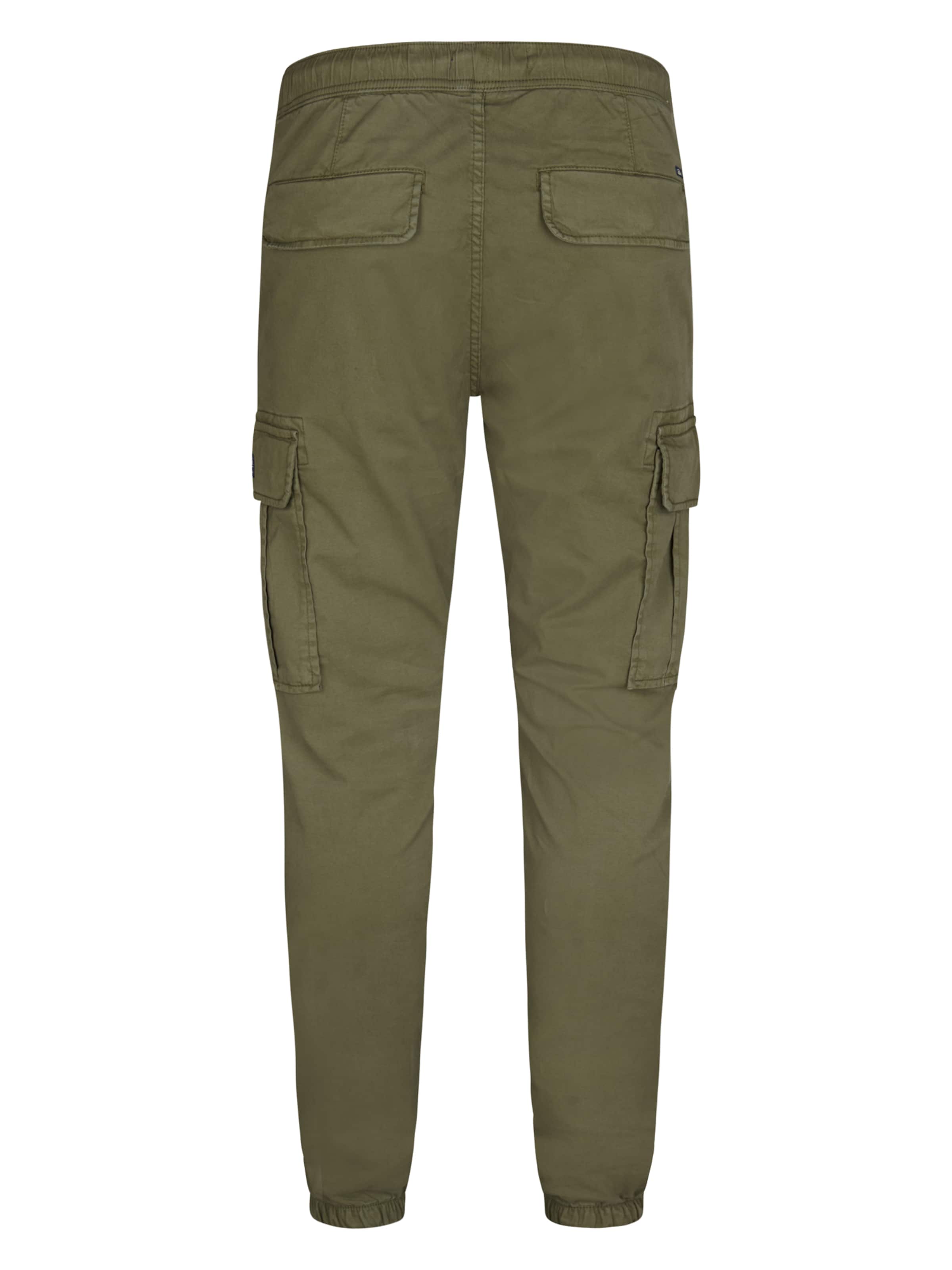 Petrol Industries Tapered Cargobroek in Groen