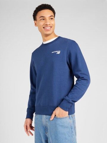 new balance Sweatshirt in Blue: front