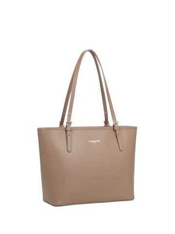 LANCASTER ParisShopper torba 'cabas épaule Zippée M Smooth 437-07 Praline' - bež boja