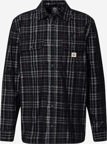RIP CURL Regular fit Button Up Shirt in Black: front