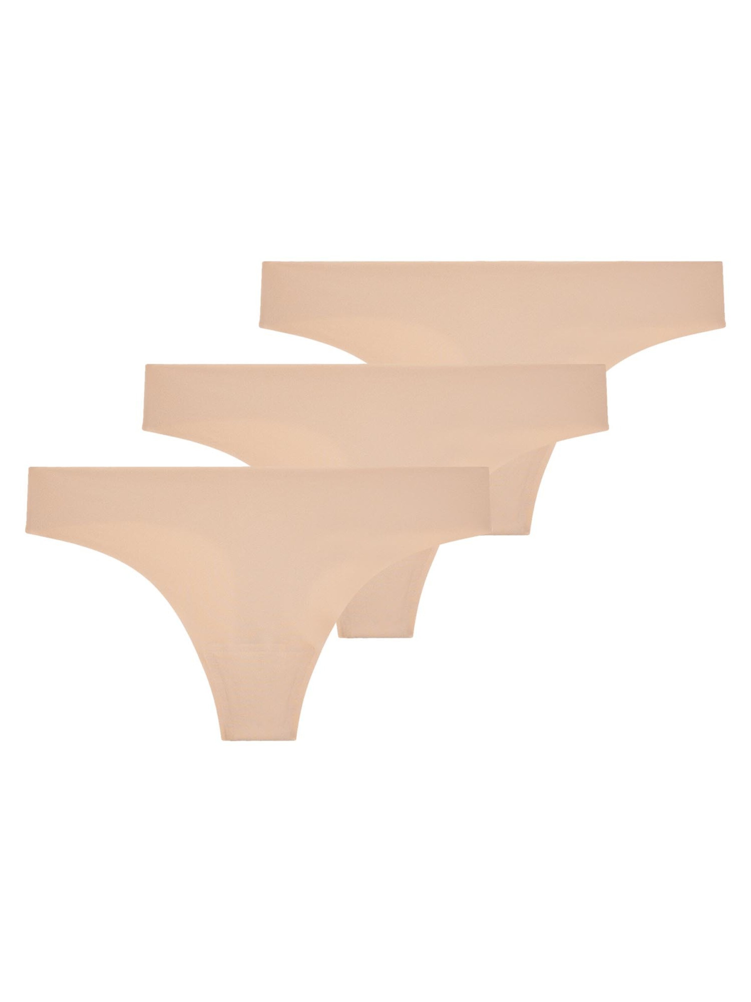Simone Perele String 'Uniq' in Beige: front