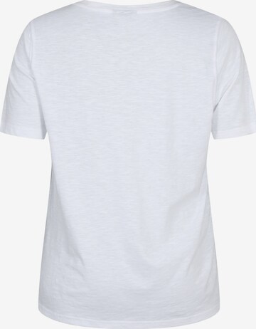 T-shirt 'BREA' Zizzi en blanc