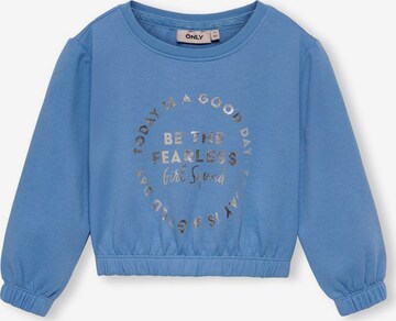 Sweat KIDS ONLY en bleu : devant