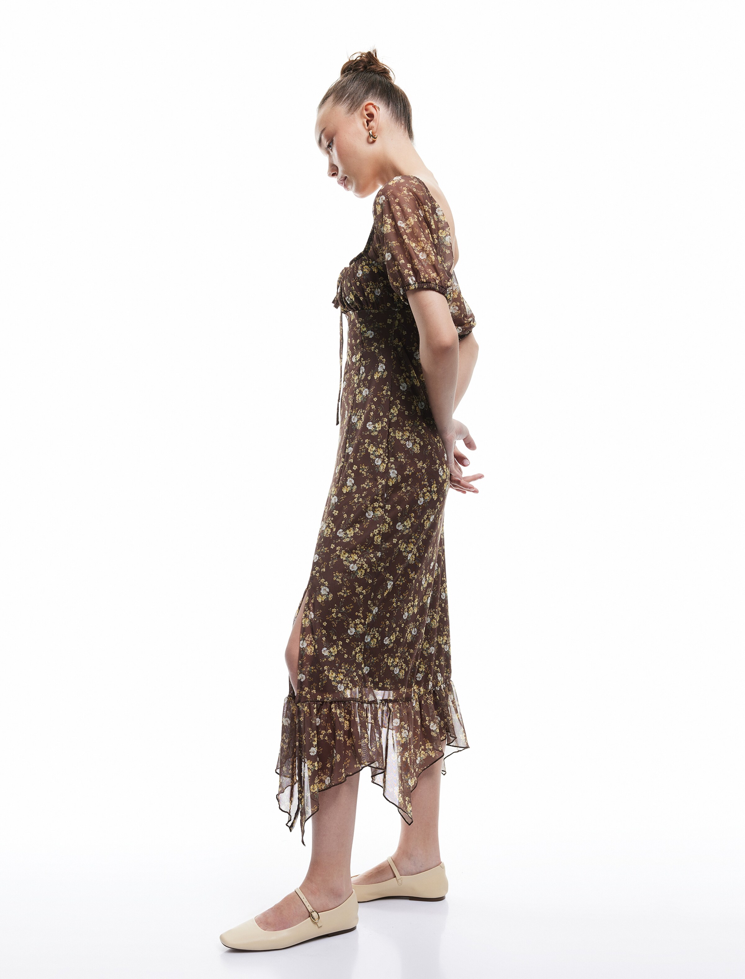 Koton Kleid in Braun