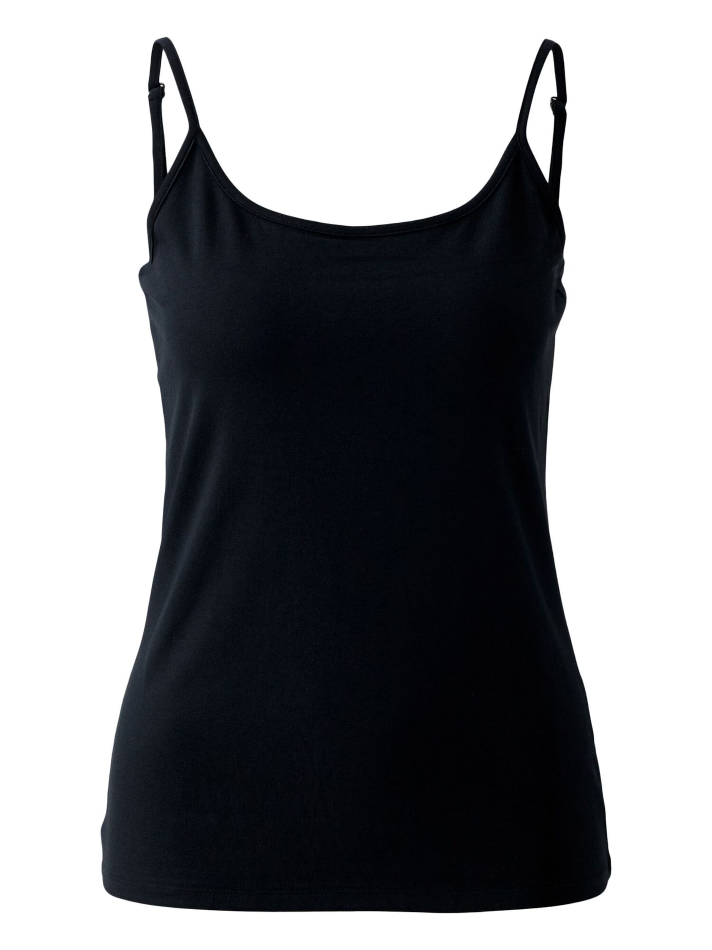 OUI Top in Black: front