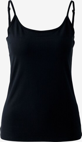 OUI Top in Black: front
