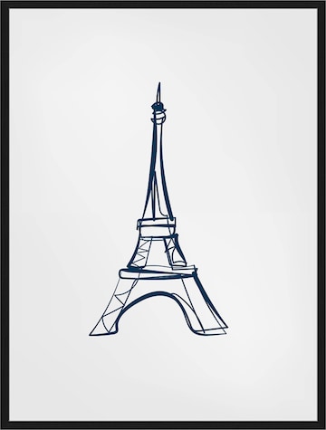 Liv Corday Bilder 'Eiffel Tower' in Weiß: predná strana