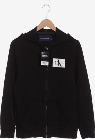 Calvin Klein Jeans Kapuzenpullover M in Schwarz: predná strana