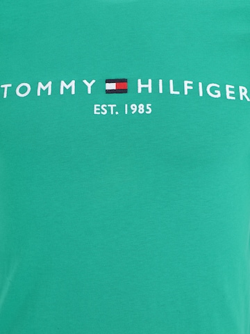 TOMMY HILFIGER Klasický střih Tričko – zelená