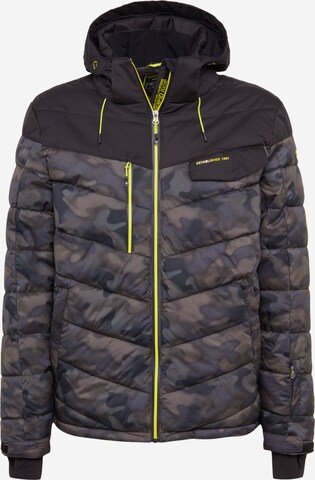 KILLTEC Regular fit Outdoorjas 'Combloux' in Grijs: voorkant