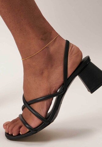 Stilnest Fußschmuck in Gold: Vorderseite