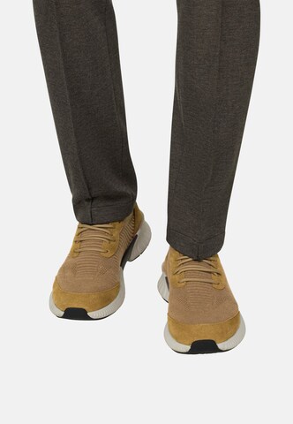 Boggi Milano Platform trainers in Beige: front
