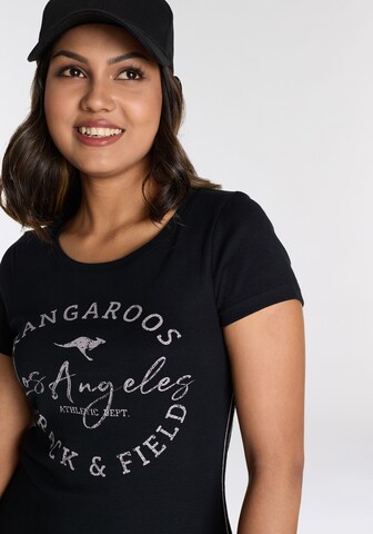 KangaROOS Shirt in Black