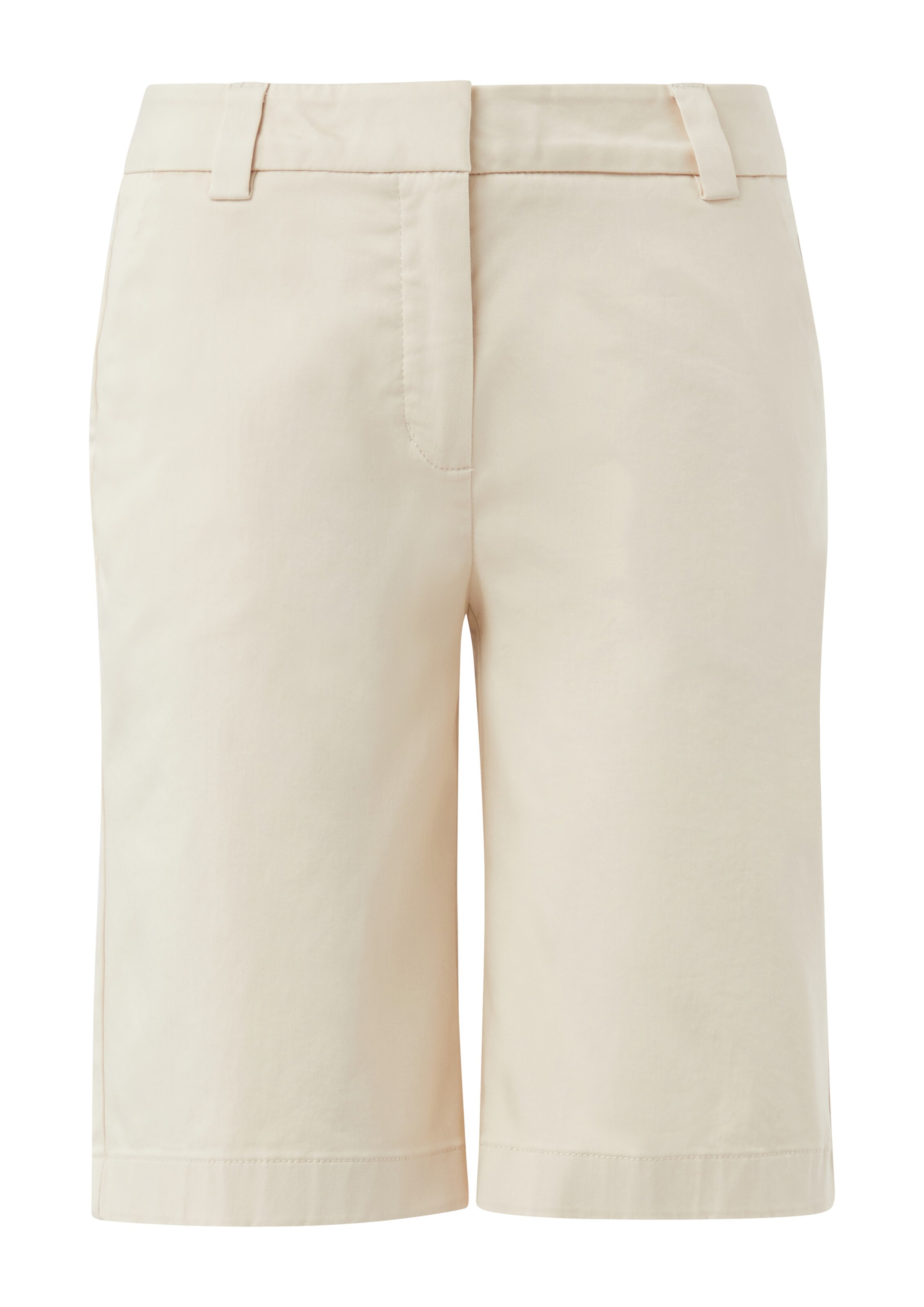 COMMA Wide Leg Shorts in Beige: Vorderseite
