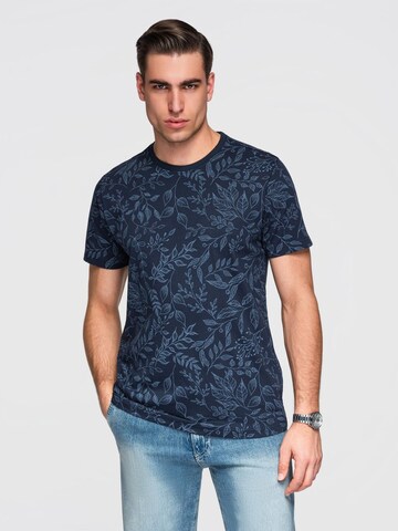 Ombre Shirt in Blauw: voorkant