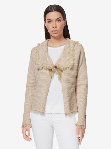 heine Gebreid vest in Beige: voorkant