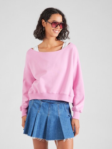 HOLLISTER Sweatshirt i rosa: framsida