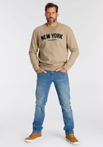 H.I.S Sweatshirt in Beige