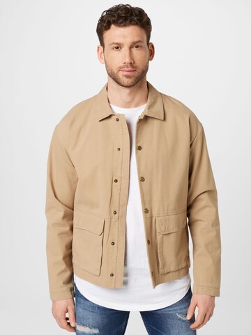 Only & Sons Between-Season Jacket 'Leo' in Green: front