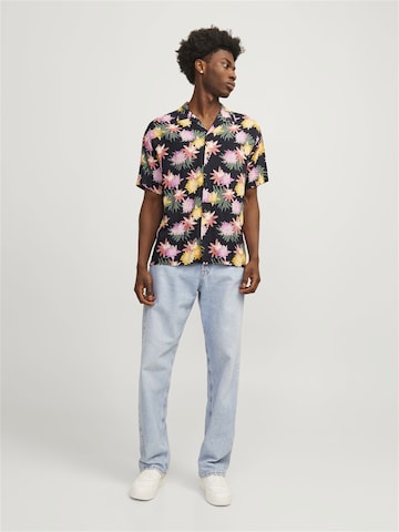 JACK & JONES - Ajuste confortable Camisa 'Luke Tampa' en azul