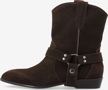 Boots 'Lene' Bianco en marron : devant