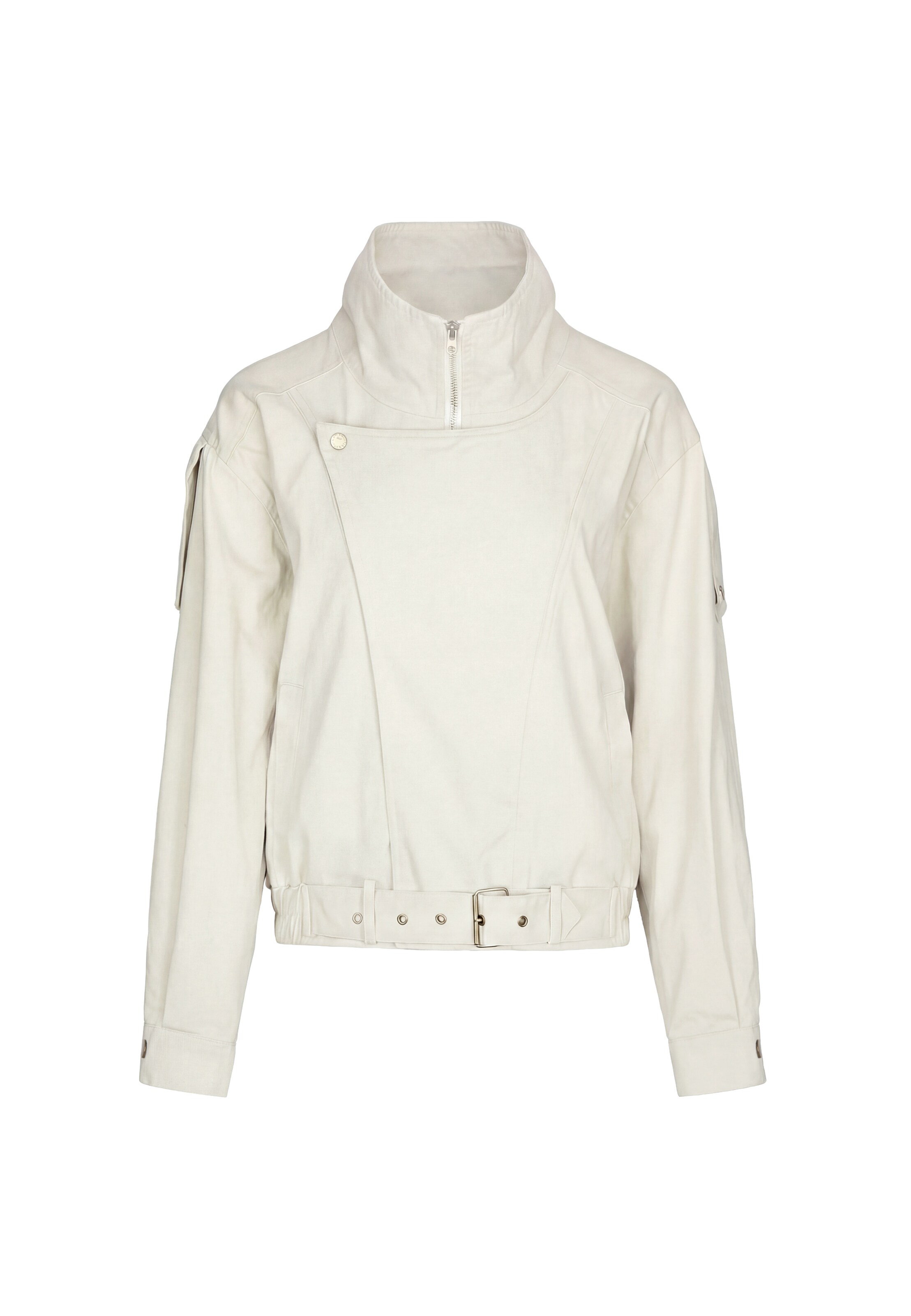 MYMO Between-season jacket in White: front