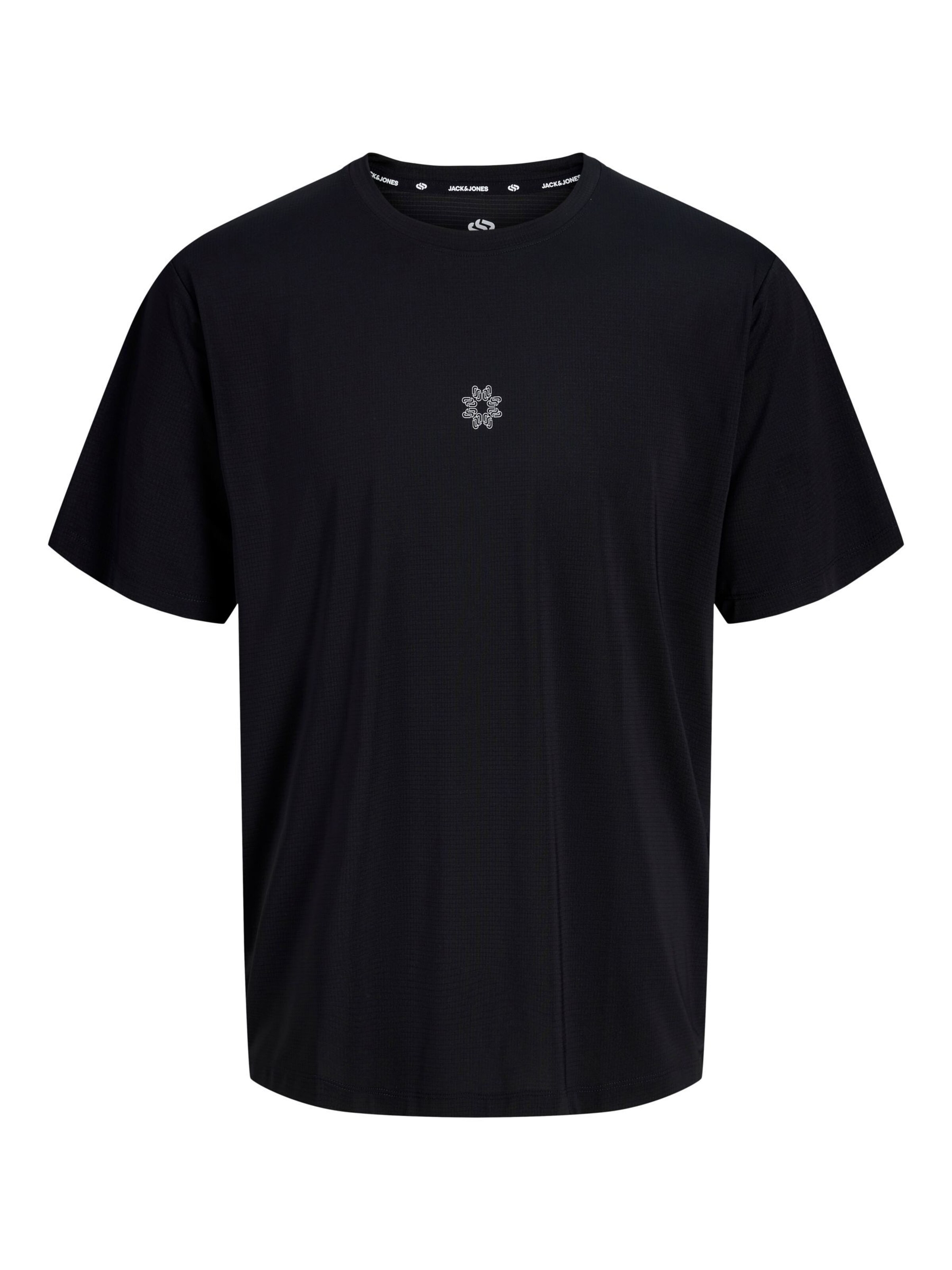 JACK & JONES Camiseta en L en negro, Vista del producto