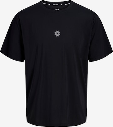 Maglia funzionale di JACK & JONES in nero: frontale