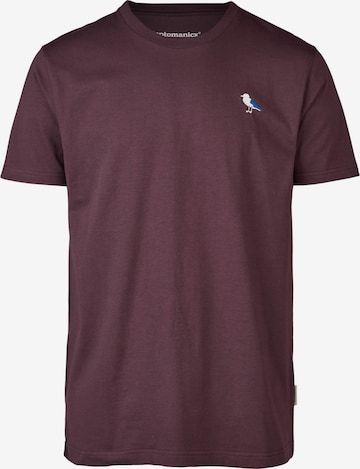 Maglietta 'Embro Gull' di Cleptomanicx in lilla: frontale