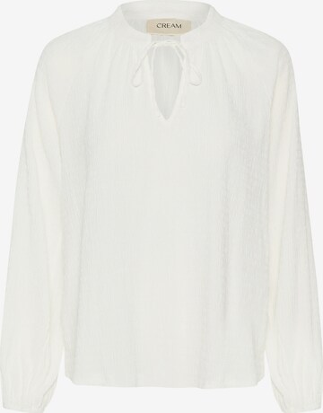 Cream Bluse 'Fenja' i hvid: forside