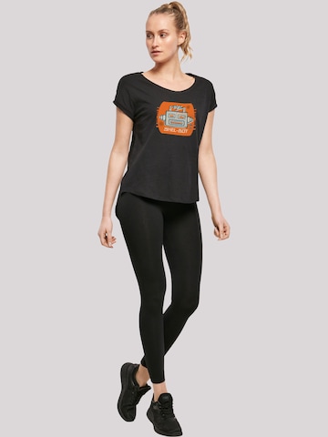 T-shirt 'Shel-Bot' F4NT4STIC en noir