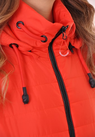 Manteau d’hiver Navigazione en orange