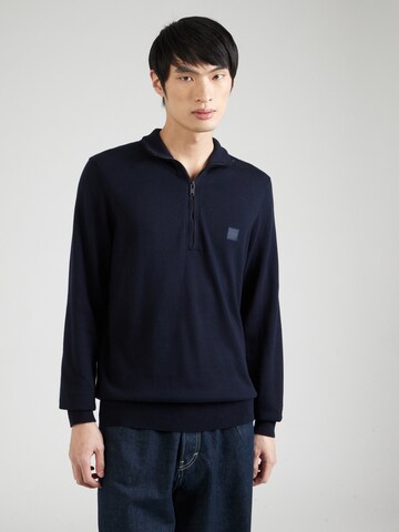 Pullover 'Kanobix_S' di BOSS in blu: frontale