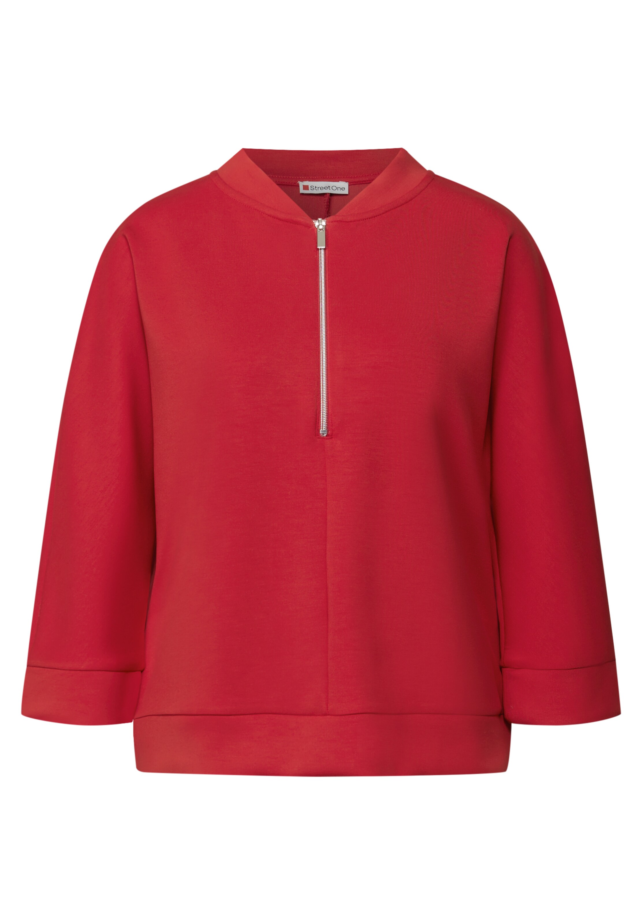 STREET ONE Sweatshirt in Rot: Vorderseite