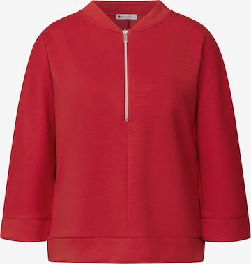 STREET ONE Sweatshirt in Rot: Vorderseite