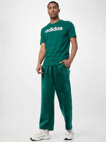 ADIDAS SPORTSWEAR - Camisa 'Essentials' em verde