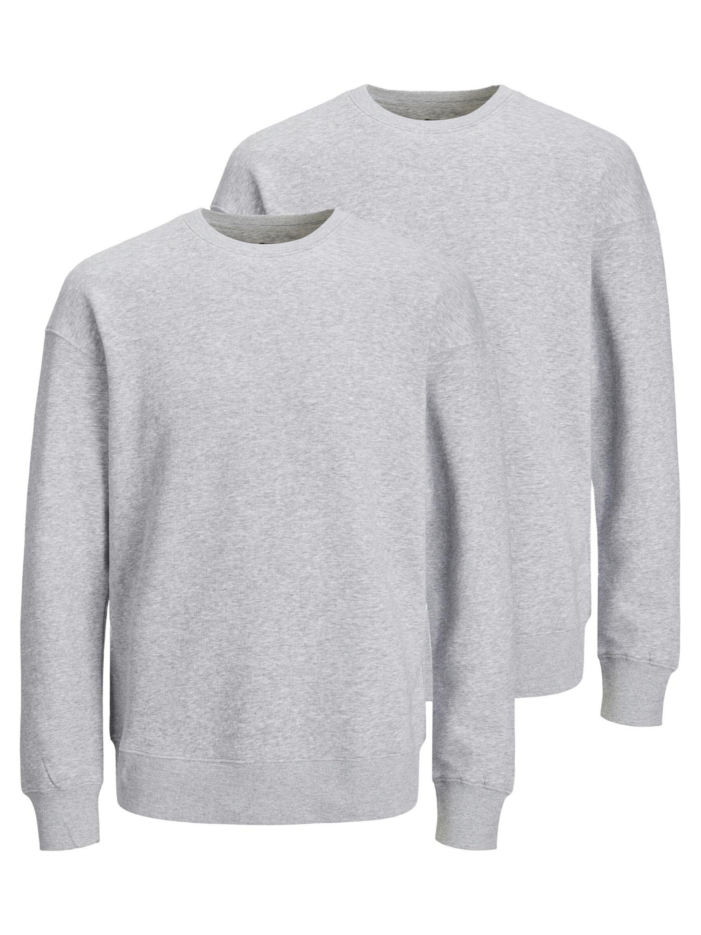 JACK & JONES Sweatshirt 'Star'‌‌‌‌‌‌‌‌‌‌ in Grau: Vorderseite