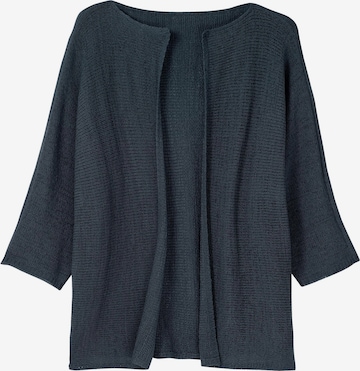 SHEEGO Knit Cardigan in Blue: front