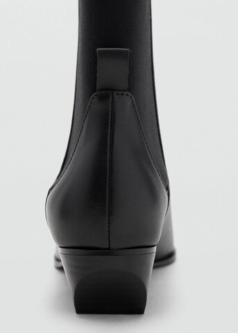MANGO Stielfel in Schwarz