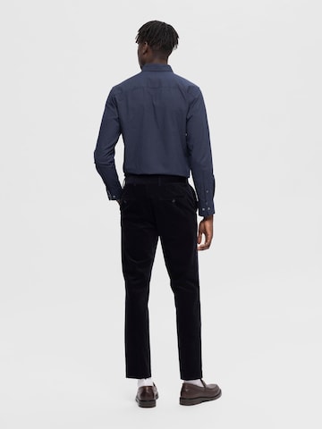 SELECTED HOMME Slim Fit Hemd 'SOHO' in Blau