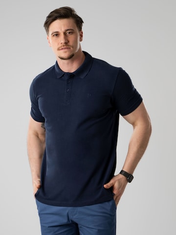 PANTONECLO Shirt 'Pantoneclo Men’s Polo Shirt' in Blue: front