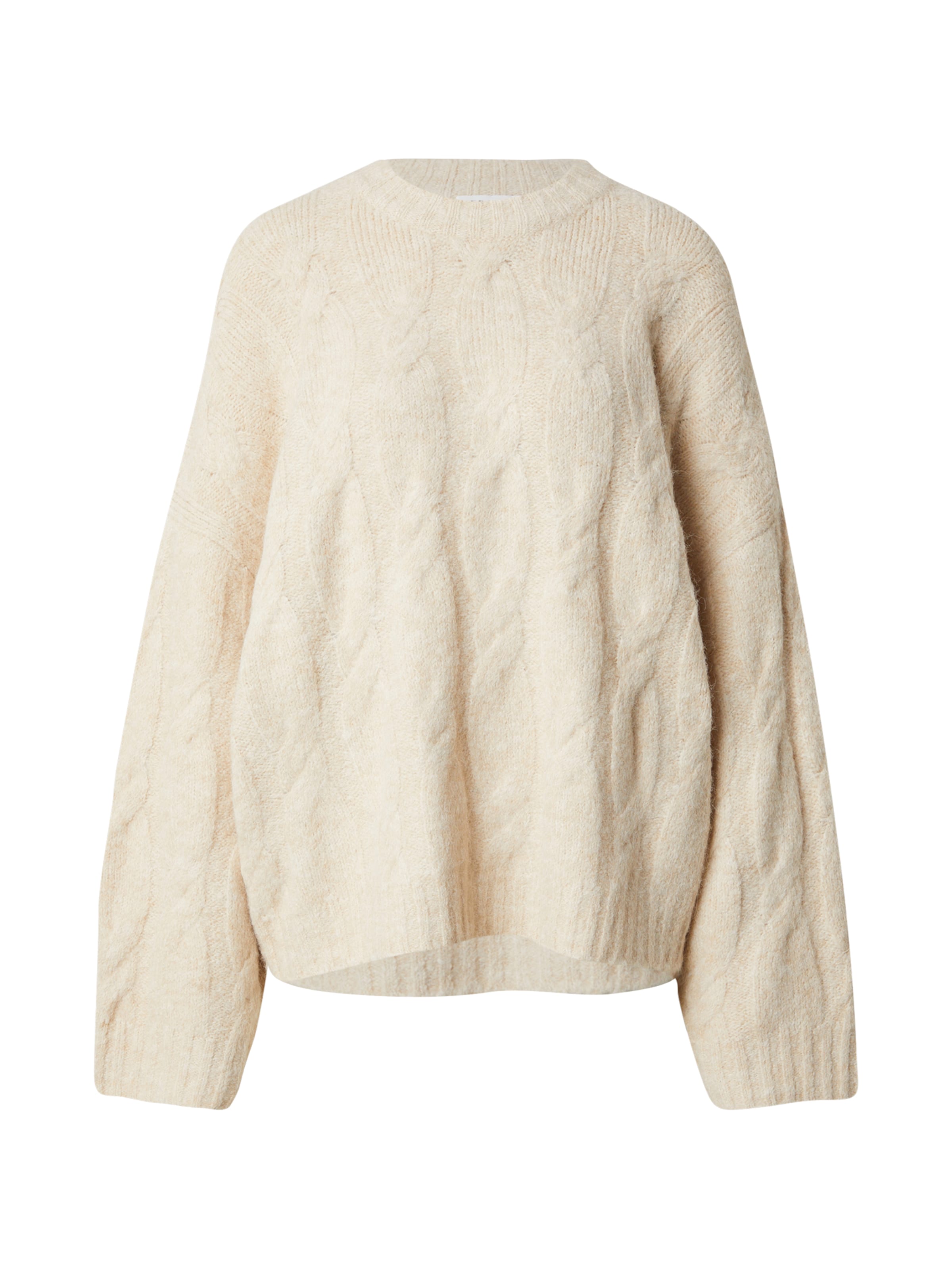 EDITED Kampsun 'Camellia', värv beež: eest vaates