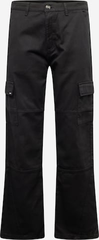 Regular Jeans cargo EIGHTYFIVE en noir : devant