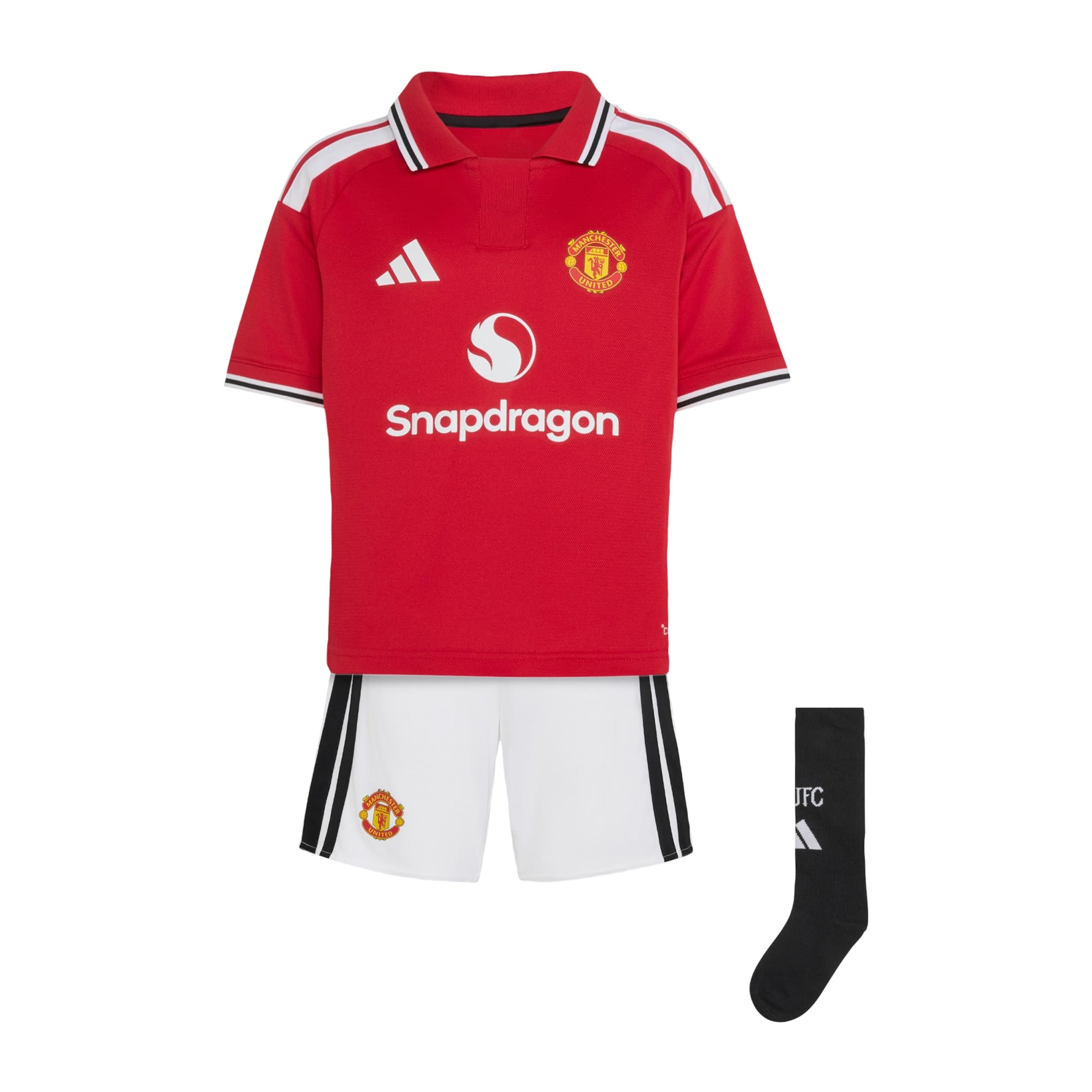 ADIDAS PERFORMANCE - Fato de treino 'Manchester United 26/27' em vermelho: frente