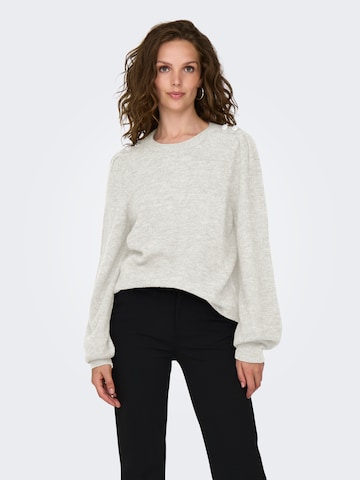 JDY Sweater 'JDYElanora' in White: front