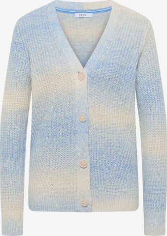 CECIL Knit Cardigan in Blue: front