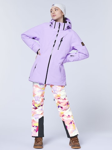 CHIEMSEE Outdoor Jacket in Purple