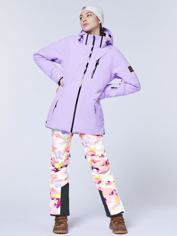 CHIEMSEE Athletic Jacket in Purple